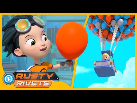 Rusty’s Balloon Blast 🎈| Rusty Rivets Full Episodes + More Cartoons for Kids