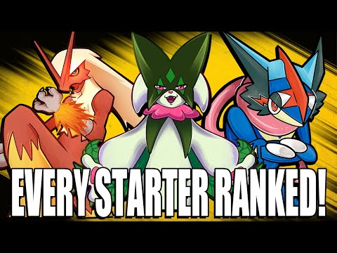 Ranking Every Starter Pokemon from WORST to BEST!