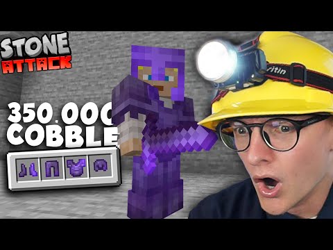 FULL NETHERITE! 350.000 COBBLESTONE! StoneAttack! #8
