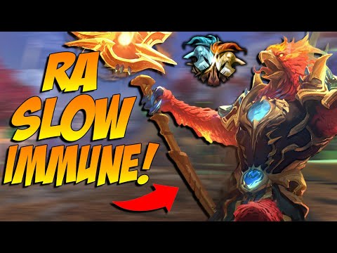 NEWLY BUFFED RA HAS SLOW IMMUNITY AND IS SO SATISFYING NOW! - Masters Ranked Duel - SMITE