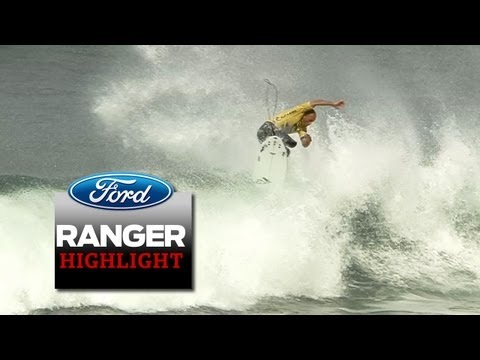 2012 Rip Curl Pro Men's Semi Finals - Heat 1 highlights presented by Ford Ranger