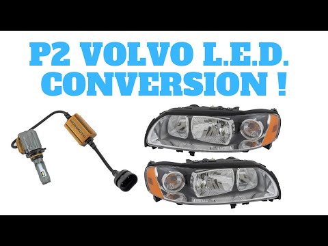 P2 Volvo L.E.D. Headlight Conversion !!