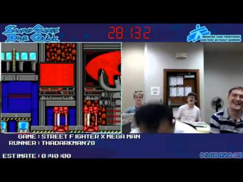 SGDQ2013 Street Fighter X Mega Man - Best Double KO ever