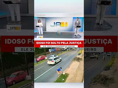 IDOSO FOI SOLTO DEPOIS DE JOGAR CACHORRO NO BUEIRO!