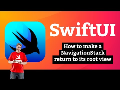 How to make a NavigationStack return to its root view – Navigation SwiftUI Tutorial 5/9 thumbnail