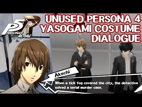 All unused Yasogami costume dialogue - Persona 5 Royal