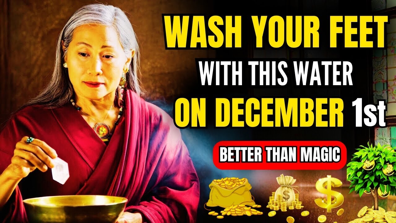 Want to Be Rich? Wash Your Feet on November 5th! Discover This Secret Water Ritual | Buddhist Wisdom