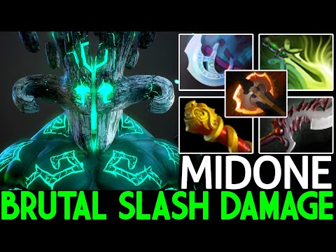 MIDONE [Juggernaut] Brutal Slash Damage with Full Physical Build Dota 2
