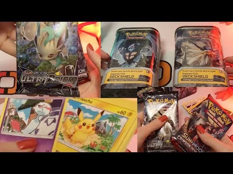 ASMR Pokemon Deck Shield Opening Ultra Prism