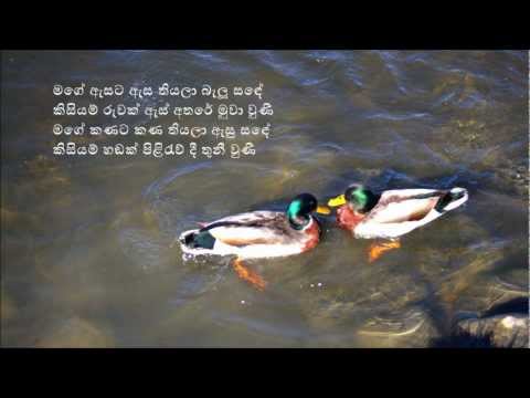 Numbe Asata Asa Thiyala - නුඹේ ඇසට ඇස තියලා