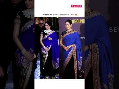 Janhvi Kapoor Carrying Her Mother SRIDEVI'S Legacy Forward 🧿🥺 | #shorts #sridevi #janhvikapoor