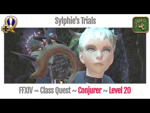 FFXIV Conjurer Level 20 Class Quest ~ A Realm Reborn ~ Sylphie's Trials