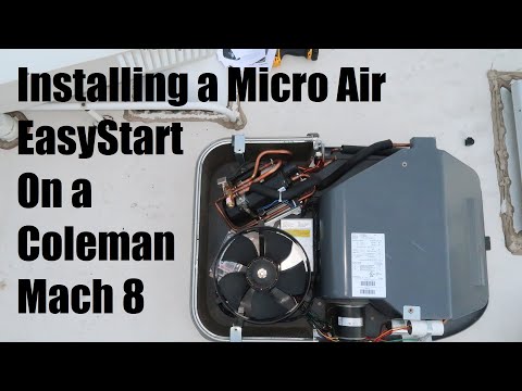 Installing a MicroAir Easy Start on Coleman Mach 8