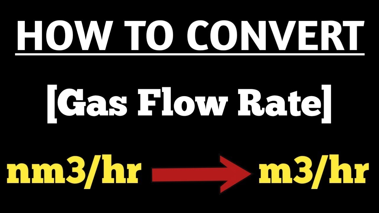 How can convert Gas flow rate in nm3/hr to m3/hr | nm3/hr to m3/hr | Unit conversion |