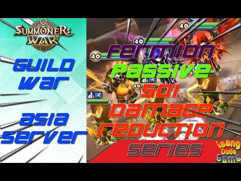 Fermion Passive SUPER OP  Guardian Guild War VS Blitzkrieg