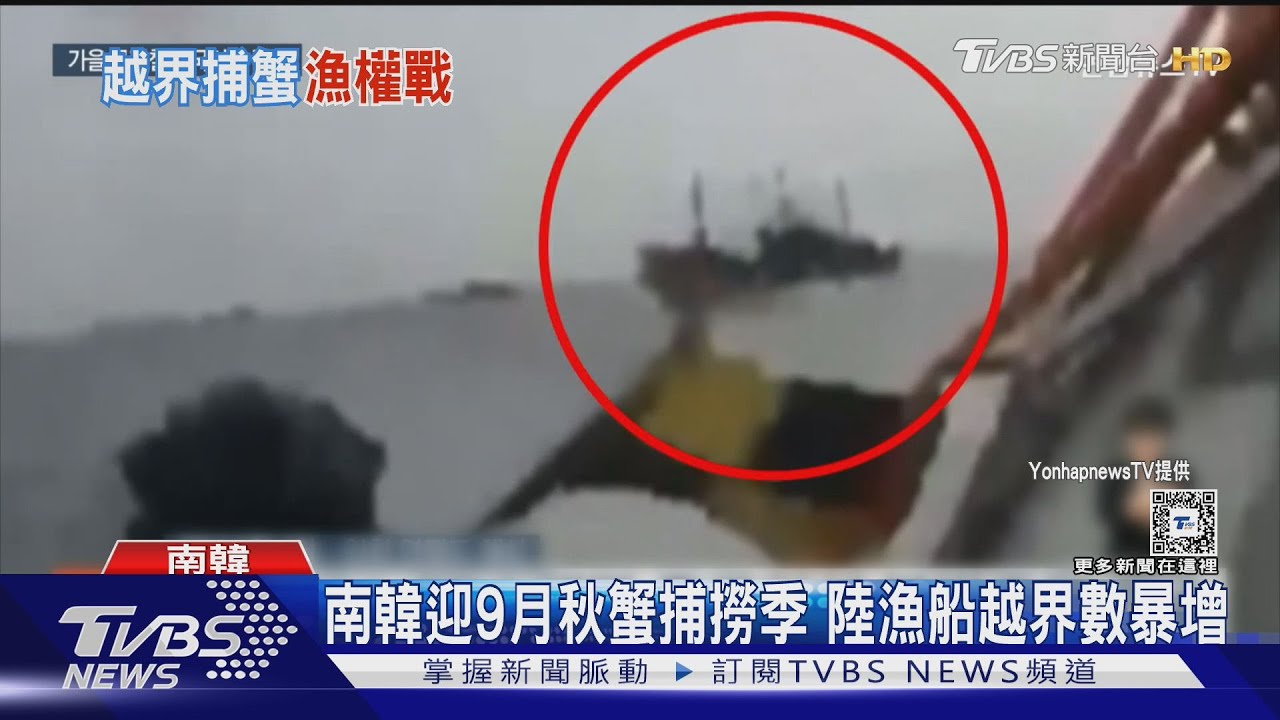 南韓迎9月秋蟹捕撈季　陸漁船越界數暴增