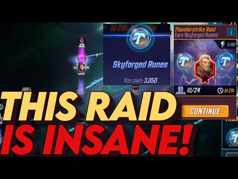 SCOPELY BREAKS NEW EVENT! THUNDERSTRIKE RAID FULL PLAYTHROUGH! MARVEL Strike Force