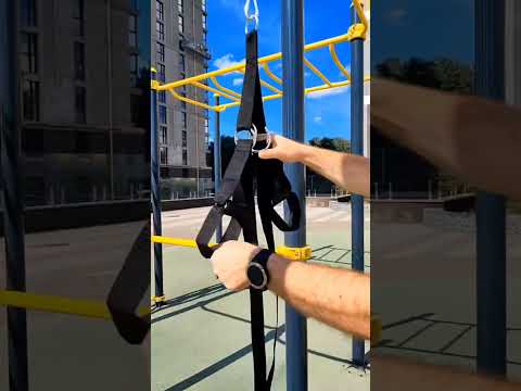 Турник 4в1 с брусьями, для пресса + регулируемые TRX петли черные Домашний тренажер до 200 кг - фото 1 - id-p3124628313