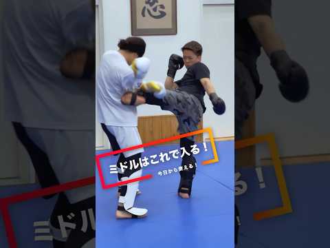 左ミドルはこう当てる！#UPBEAT #ボクシング #キックボクシング #howto #こんなカンジ🥊