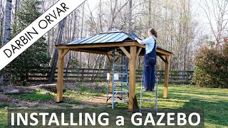 DIY Outdoor Gazebo Kit Assembly: A Step-by-Step Guide for a Sunjoy Wood & Metal Structure