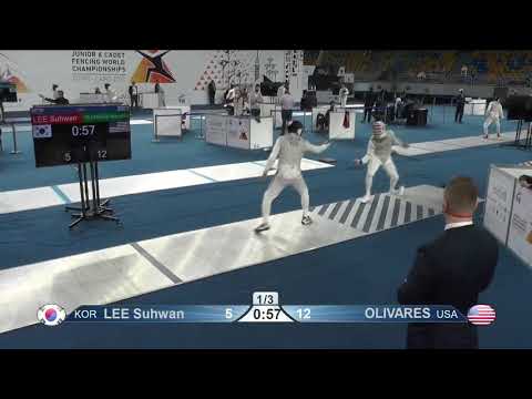 Cairo Worlds 2021 JMF - L16 - Lee KOR v Olivares USA