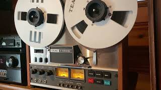 Video thumbnail for Teac A-3300SX Reel to Reel Tape Deck. by marcusdolby1