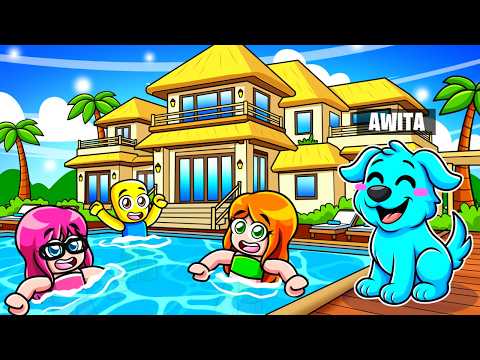 Me Converti en PERRO en Un RESORT TROPICAL en Roblox!