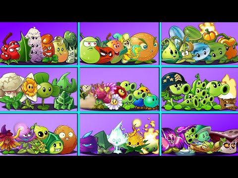 Random 9 Best Team 5 Plants vs All Zombies - Who Will Win? - PvZ 2 Teams Plant Battle