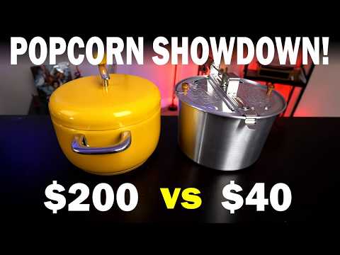 Popcorn Popper Showdown! $200 Popsmith vs $40 Whirley Pop!