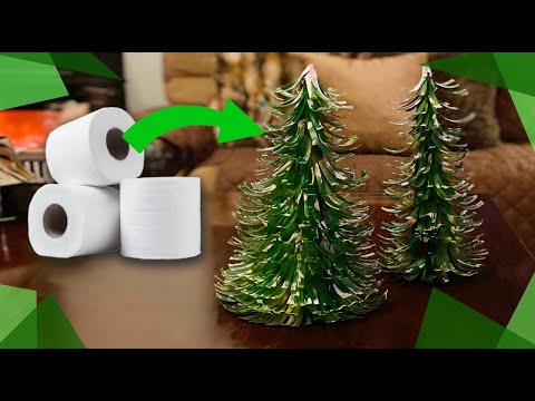 Cómo Hacer Pinos De Navidad Con Cartón Papel Higiénico