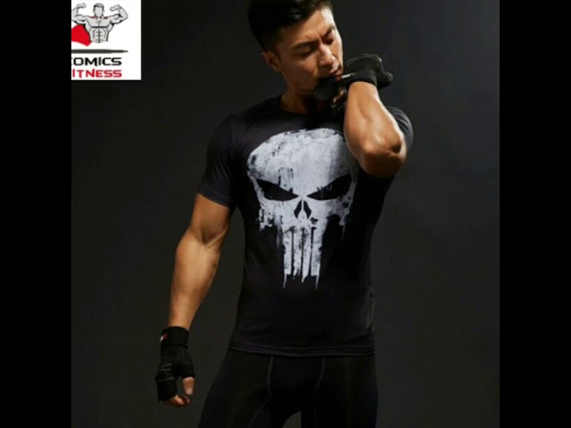 Vídeo relacionado con the Fan Tee Camiseta de Hombre Punisher Castigador Comic 003 XL