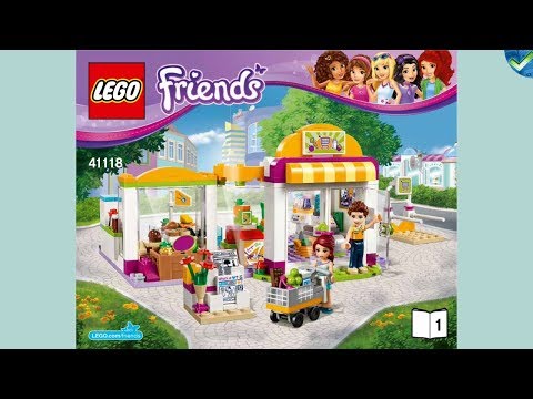 41118 Heartlake Supermarket LEGO® Friends Manual at the Brickmanuals Instruction Archive