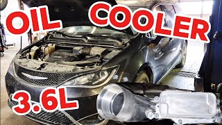 2017 Chrysler Pacifica Oil Cooler Replacement. [3.6L]