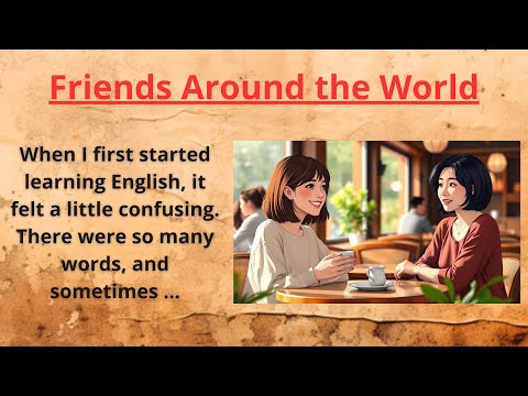 English Through Stories Difficulty 3⭐ Friends from Around the World