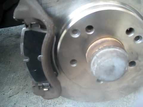 2003 BENZ C240 FRONT BRAKE PADS & ROTORS REPLACED