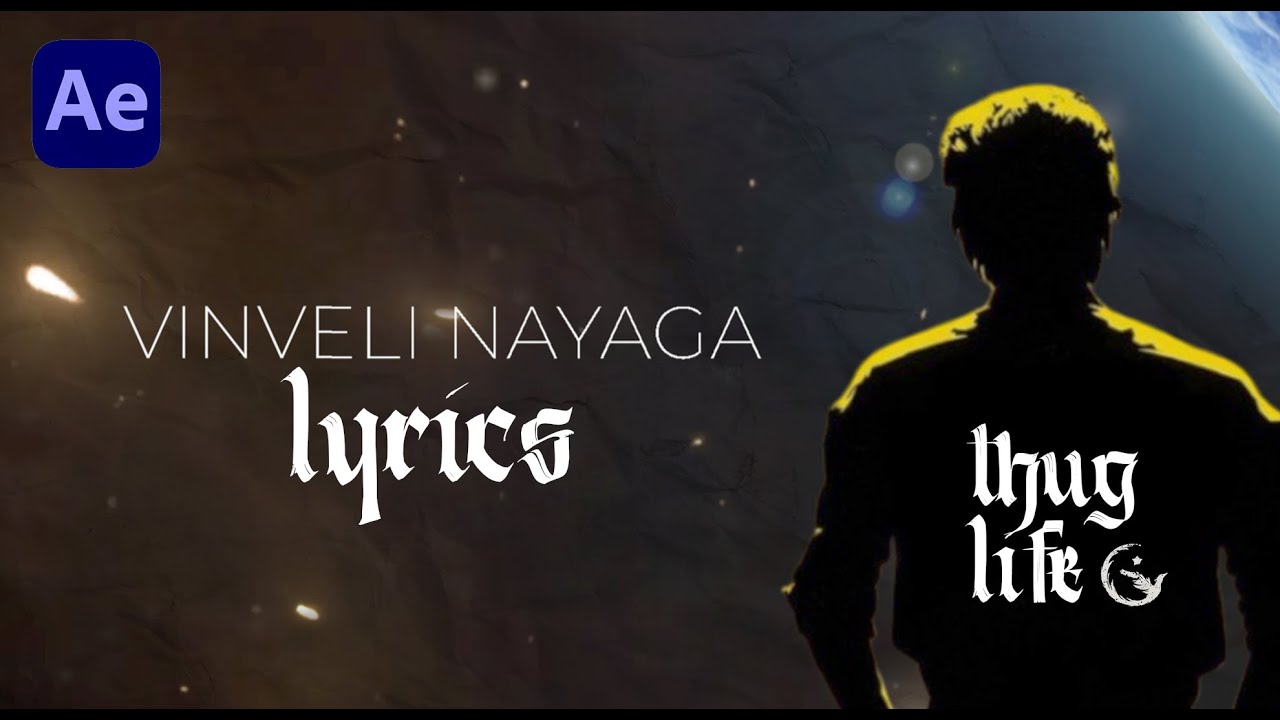 Vinveli Nayaga – Lyrical Video After Effects Template