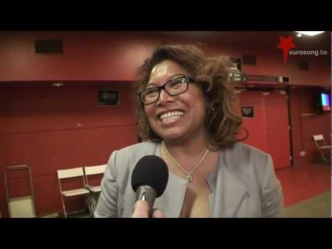 Interview Justine Pelmelay - Nationaal Songfestival 2012