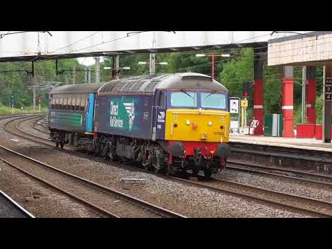 57002 on Light Duties at Lancaster. 19th June 2018