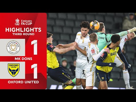 Oxford United avoid penalties upset! 👀 | MK Dons (1-1) Oxford United | Emirates FA Cup 2025-26