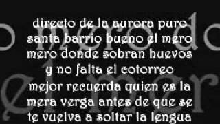 Mira Quien Vuelve Al 100 Cartel De Santa (Letra)