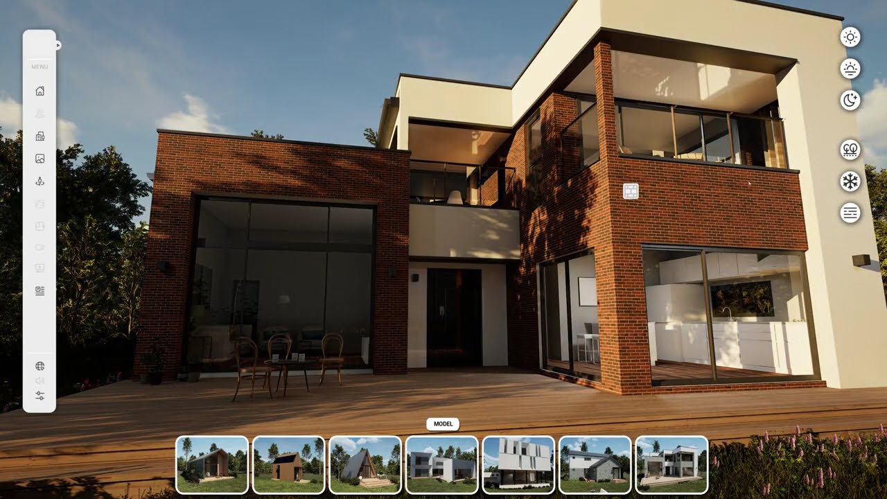 Dom z konfiguratorem elewacji