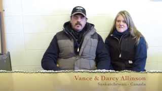Vance & Darcy Allinson on Pharo Cattle Company