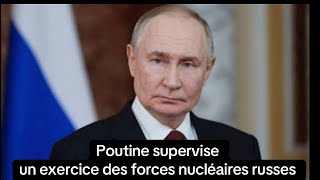 Poutine : la Russie tente un exercice de forces nucléaires ☢️⚠️