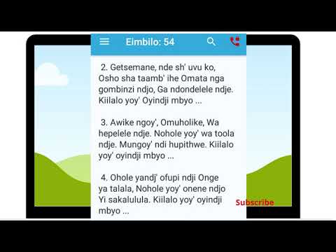 Ehangano song 54 - Oshiwambo song, Namibian gospel song