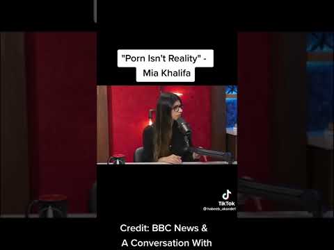 porn isn't realty by Mia khalifa