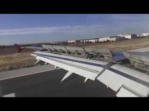 4K: Airbus landet auf Mallorca - onboard - Wingview