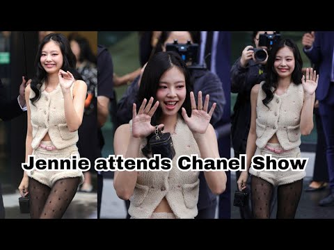 JENNIE attends Chanel Show for Paris Fashion Week | Blackpink Kim Jennie in Paris | Jennie video