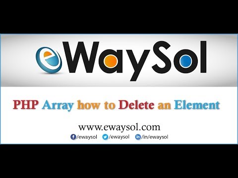 Php Array How To Delete Element Php Array Tutorials Ewaysol