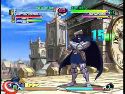 MvC2 Online (360): Guile/Doom kill 2 char in 3 sec