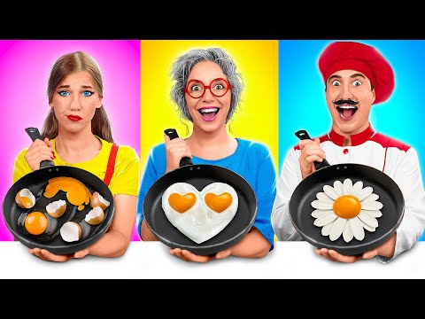 Me vs Grandma Cooking Challenge | Simple Secret Kitchen Hacks and Tools by Multi DO Challenge